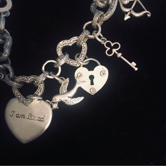 Silver tone Barbie Style Charm Bracelet - Picture 10 of 14